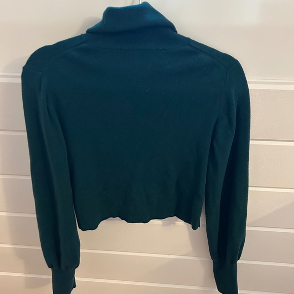 Wilred Forest Green Turtleneck Sweater Size Small - Picture 2 of 3